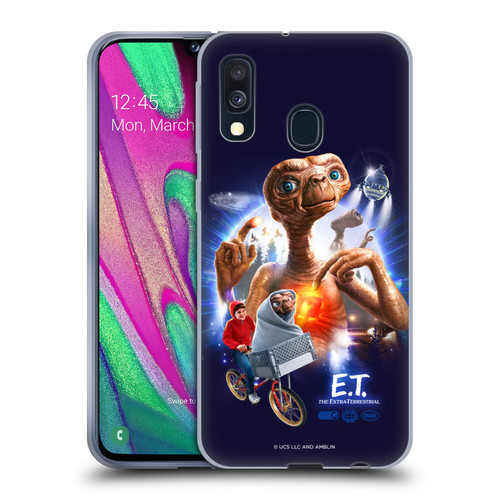 E.T. Graphics Key Art Soft Gel Case for Samsung Galaxy A40 (2019)