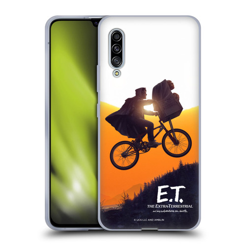 E.T. Graphics Riding Bike Sunset Soft Gel Case for Samsung Galaxy A90 5G (2019)