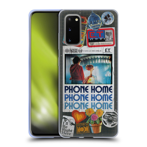 E.T. Graphics Phone Home Collage Soft Gel Case for Samsung Galaxy S20 / S20 5G