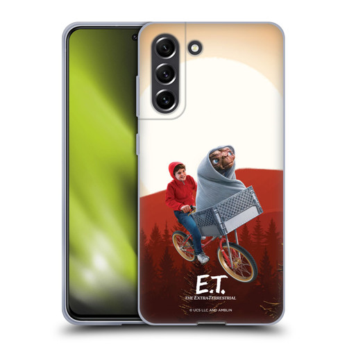 E.T. Graphics Elliot And E.T. Soft Gel Case for Samsung Galaxy S21 FE 5G