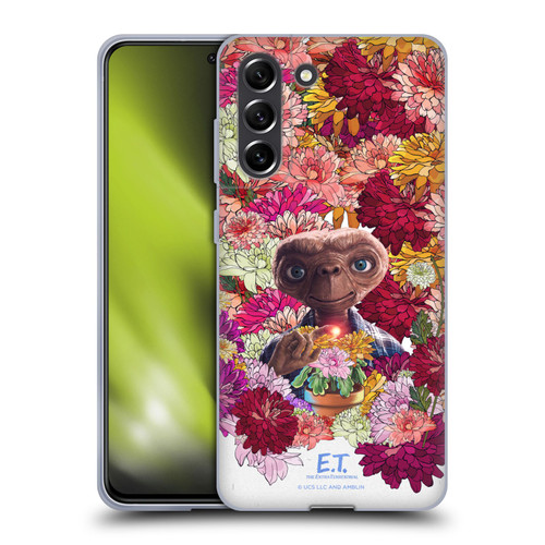 E.T. Graphics Floral Soft Gel Case for Samsung Galaxy S21 FE 5G
