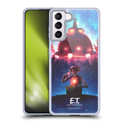 E.T. Graphics Spaceship Soft Gel Case for Samsung Galaxy S21+ 5G