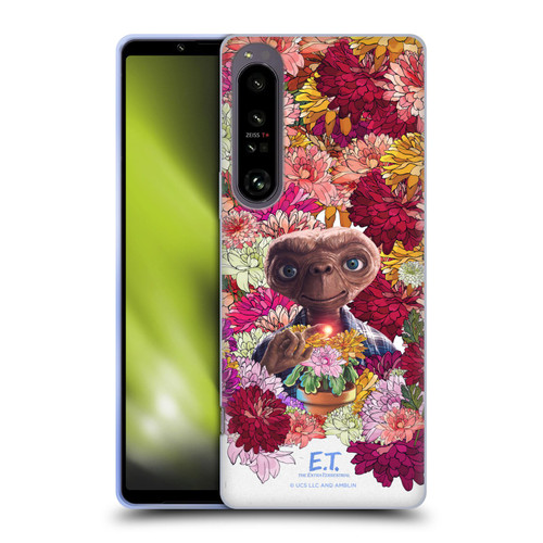E.T. Graphics Floral Soft Gel Case for Sony Xperia 1 IV