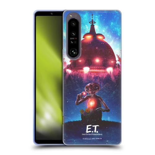 E.T. Graphics Spaceship Soft Gel Case for Sony Xperia 1 IV