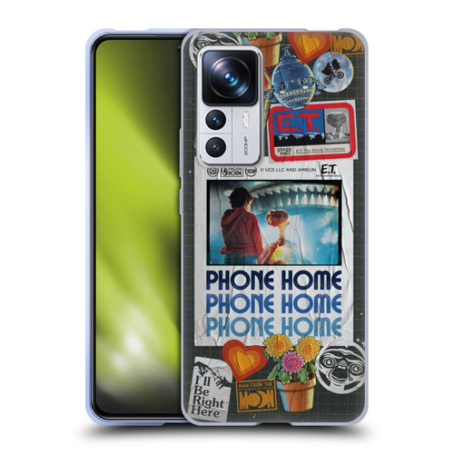 E.T. Graphics Phone Home Collage Soft Gel Case for Xiaomi 12T Pro