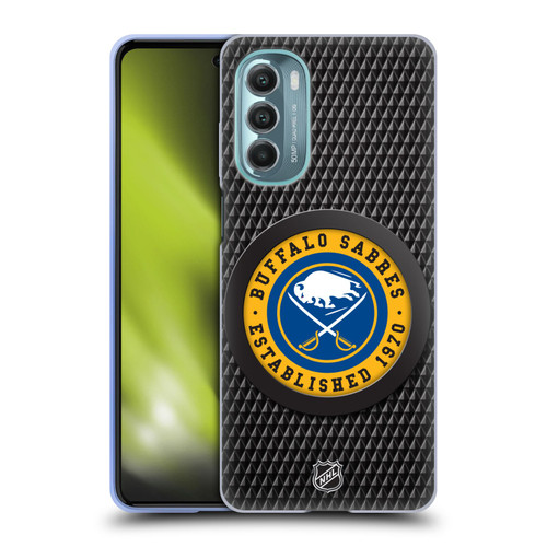 NHL Buffalo Sabres Puck Texture Soft Gel Case for Motorola Moto G Stylus 5G (2022)