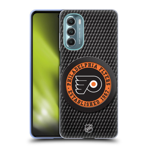 NHL Philadelphia Flyers Puck Texture Soft Gel Case for Motorola Moto G Stylus 5G (2022)