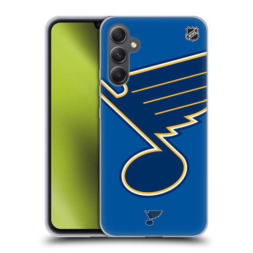 NHL St Louis Blues Oversized Soft Gel Case for Samsung Galaxy A34 5G