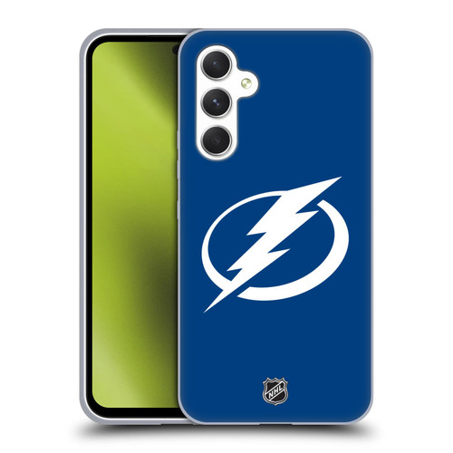 NHL Tampa Bay Lightning Plain Soft Gel Case for Samsung Galaxy A54 5G