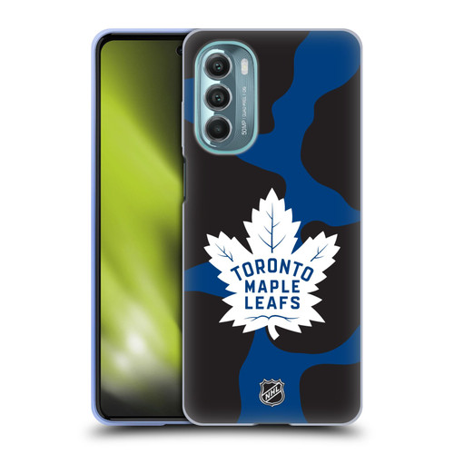 NHL Toronto Maple Leafs Cow Pattern Soft Gel Case for Motorola Moto G Stylus 5G (2022)