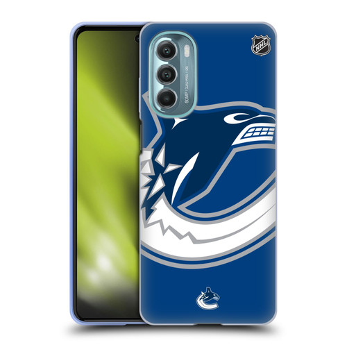 NHL Vancouver Canucks Oversized Soft Gel Case for Motorola Moto G Stylus 5G (2022)