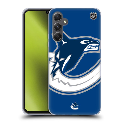 NHL Vancouver Canucks Oversized Soft Gel Case for Samsung Galaxy A34 5G