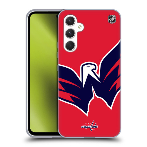 NHL Washington Capitals Oversized Soft Gel Case for Samsung Galaxy A54 5G