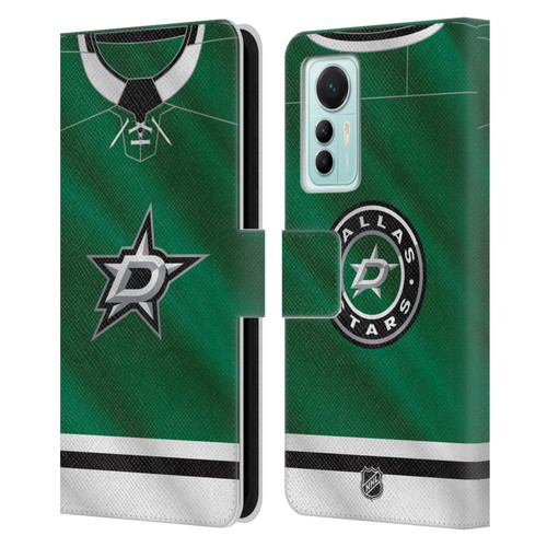 NHL Dallas Stars Jersey Leather Book Wallet Case Cover For Xiaomi 12 Lite