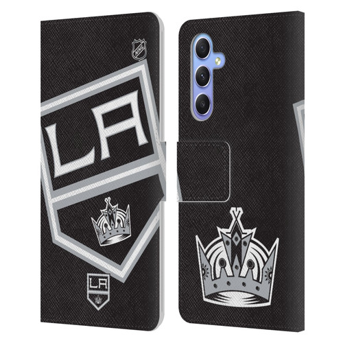 NHL Los Angeles Kings Oversized Leather Book Wallet Case Cover For Samsung Galaxy A34 5G