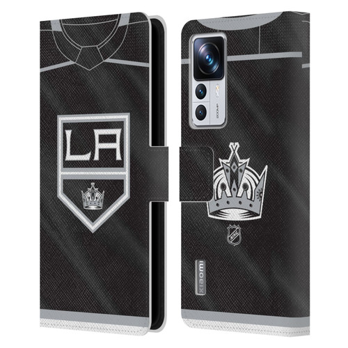 NHL Los Angeles Kings Jersey Leather Book Wallet Case Cover For Xiaomi 12T Pro