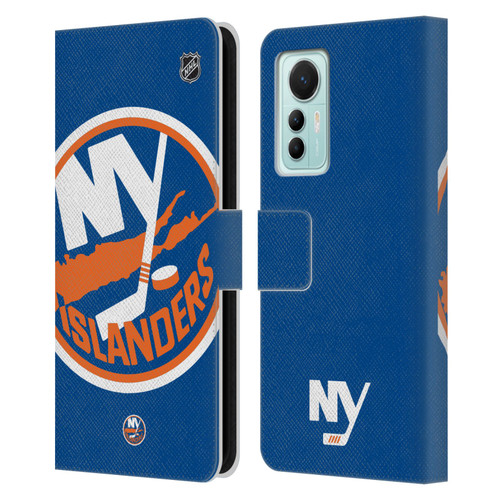 NHL New York Islanders Oversized Leather Book Wallet Case Cover For Xiaomi 12 Lite