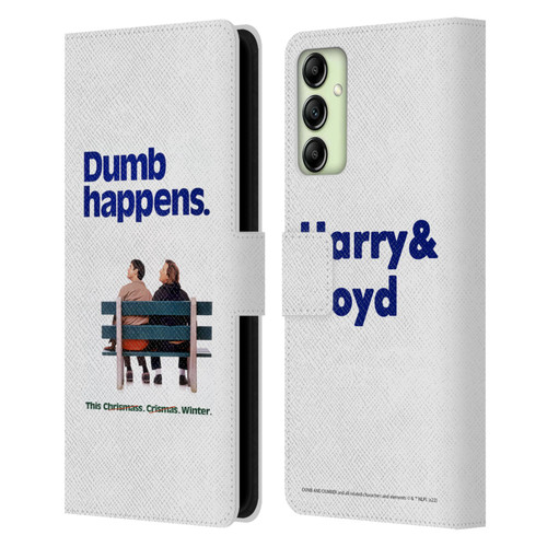 Dumb And Dumber Key Art Dumb Happens Leather Book Wallet Case Cover For Samsung Galaxy A14 5G