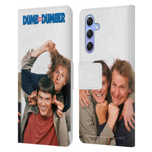 Dumb And Dumber Key Art Characters 1 Leather Book Wallet Case Cover For Samsung Galaxy A34 5G