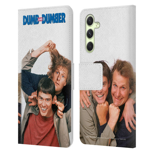 Dumb And Dumber Key Art Characters 1 Leather Book Wallet Case Cover For Samsung Galaxy A54 5G