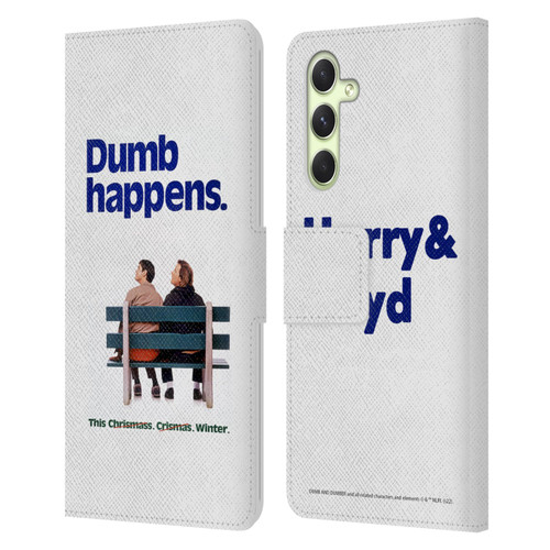 Dumb And Dumber Key Art Dumb Happens Leather Book Wallet Case Cover For Samsung Galaxy A54 5G