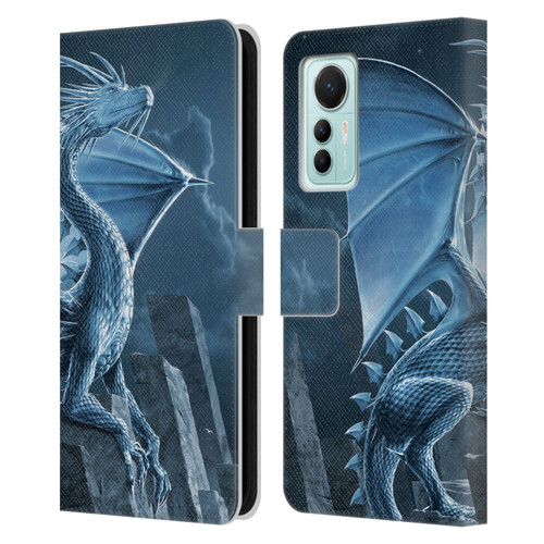 Vincent Hie Dragons 2 Silver Leather Book Wallet Case Cover For Xiaomi 12 Lite