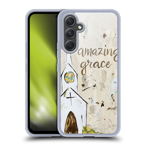 Haley Bush Church Painting Art Soft Gel Case for Samsung Galaxy A54 5G