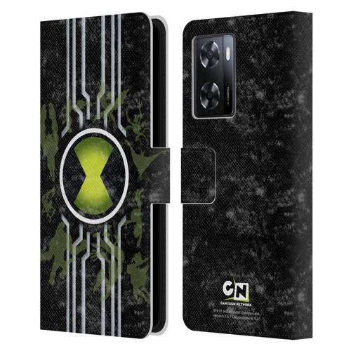 Ben 10: Alien Force Graphics Omnitrix Leather Book Wallet Case Cover For OPPO A57s
