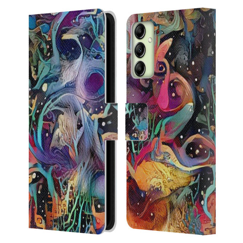 Cosmo18 Jupiter Fantasy Decorative Leather Book Wallet Case Cover For Samsung Galaxy A14 5G