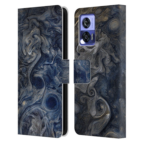 Cosmo18 Space 2 Blues Leather Book Wallet Case Cover For Motorola Edge 30 Neo 5G