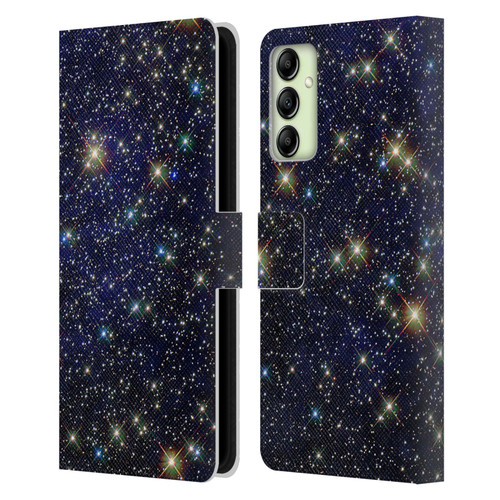 Cosmo18 Space 2 Standout Leather Book Wallet Case Cover For Samsung Galaxy A14 5G
