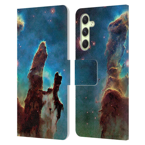 Cosmo18 Space 2 Nebula's Pillars Leather Book Wallet Case Cover For Samsung Galaxy A54 5G