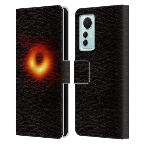 Cosmo18 Space 2 Black Hole Leather Book Wallet Case Cover For Xiaomi 12 Lite