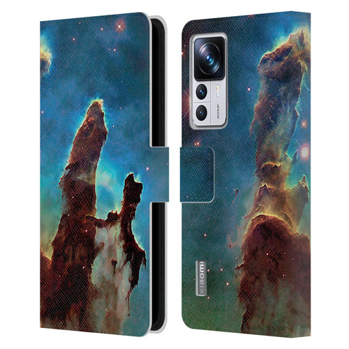 Cosmo18 Space 2 Nebula's Pillars Leather Book Wallet Case Cover For Xiaomi 12T Pro