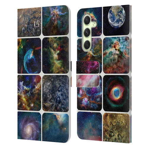 Cosmo18 Space The Amazing Universe Leather Book Wallet Case Cover For Samsung Galaxy A54 5G