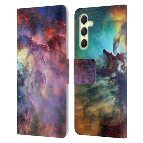 Cosmo18 Space Lagoon Nebula Leather Book Wallet Case Cover For Samsung Galaxy A54 5G