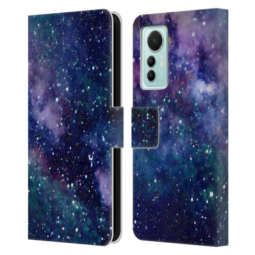 Cosmo18 Space Milky Way Leather Book Wallet Case Cover For Xiaomi 12 Lite