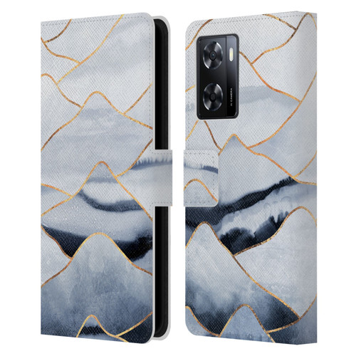 Elisabeth Fredriksson Sparkles Mountains Leather Book Wallet Case Cover For OPPO A57s