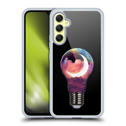 Dave Loblaw Sci-Fi And Surreal Light Bulb Moon Soft Gel Case for Samsung Galaxy A34 5G