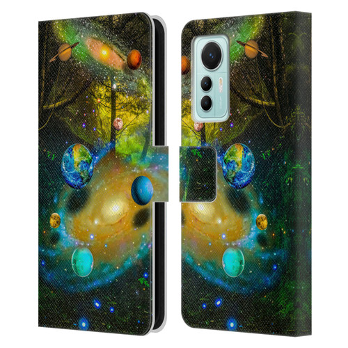 Dave Loblaw Sci-Fi And Surreal Universal Forest Leather Book Wallet Case Cover For Xiaomi 12 Lite