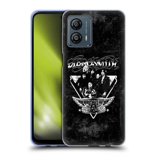 Aerosmith Black And White World Tour Soft Gel Case for Motorola Moto G53 5G