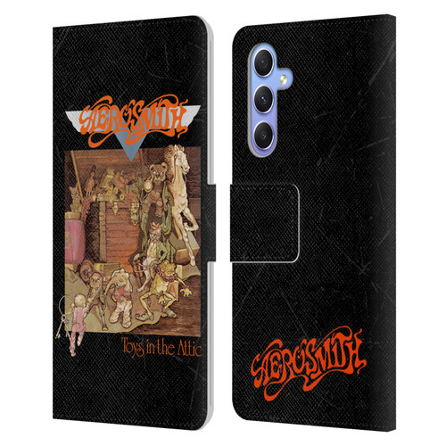 Aerosmith Classics Toys In The Attic Leather Book Wallet Case Cover For Samsung Galaxy A34 5G