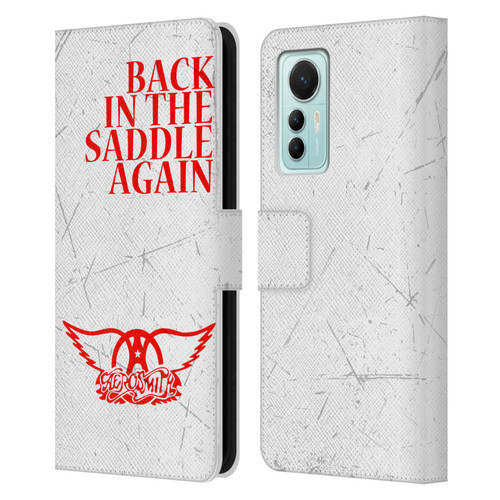 Aerosmith Classics Back In The Saddle Again Leather Book Wallet Case Cover For Xiaomi 12 Lite