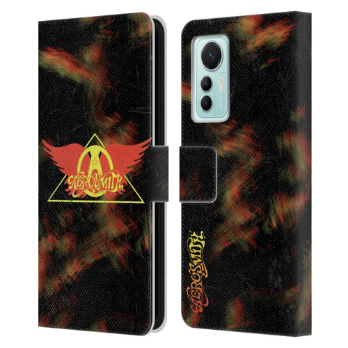 Aerosmith Classics Triangle Winged Leather Book Wallet Case Cover For Xiaomi 12 Lite