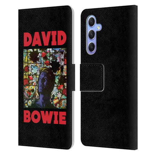 David Bowie Album Art Tonight Leather Book Wallet Case Cover For Samsung Galaxy A34 5G