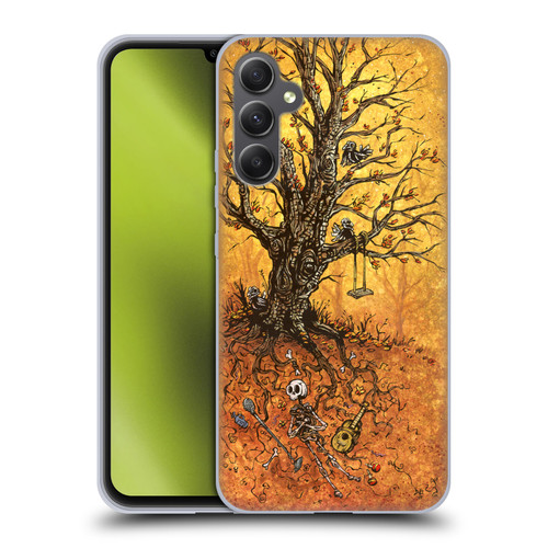 David Lozeau Colourful Art Tree Of Life Soft Gel Case for Samsung Galaxy A34 5G