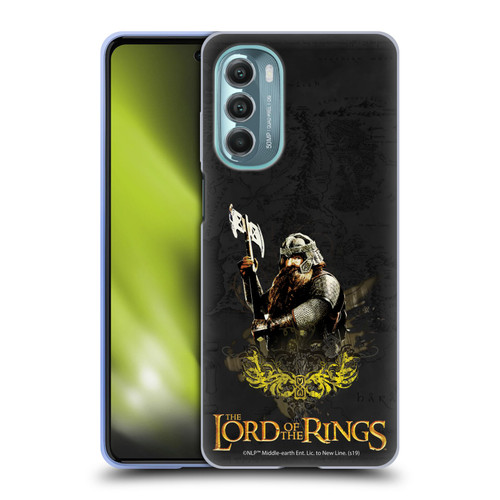 The Lord Of The Rings The Fellowship Of The Ring Character Art Gimli Soft Gel Case for Motorola Moto G Stylus 5G (2022)