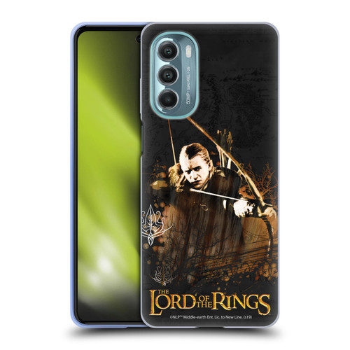 The Lord Of The Rings The Fellowship Of The Ring Character Art Legolas Soft Gel Case for Motorola Moto G Stylus 5G (2022)
