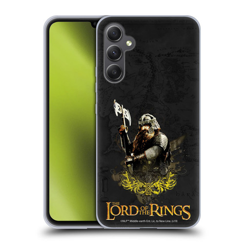 The Lord Of The Rings The Fellowship Of The Ring Character Art Gimli Soft Gel Case for Samsung Galaxy A34 5G
