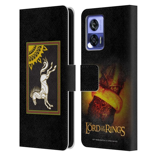 The Lord Of The Rings The Fellowship Of The Ring Graphics Flag Of Rohan Leather Book Wallet Case Cover For Motorola Edge 30 Neo 5G